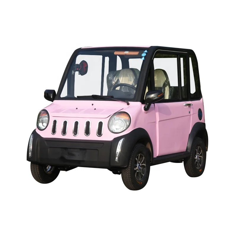 2021 hot sale fully enclosed 4 wheel 4 seats electric mini car electric vehicle for adult made in China