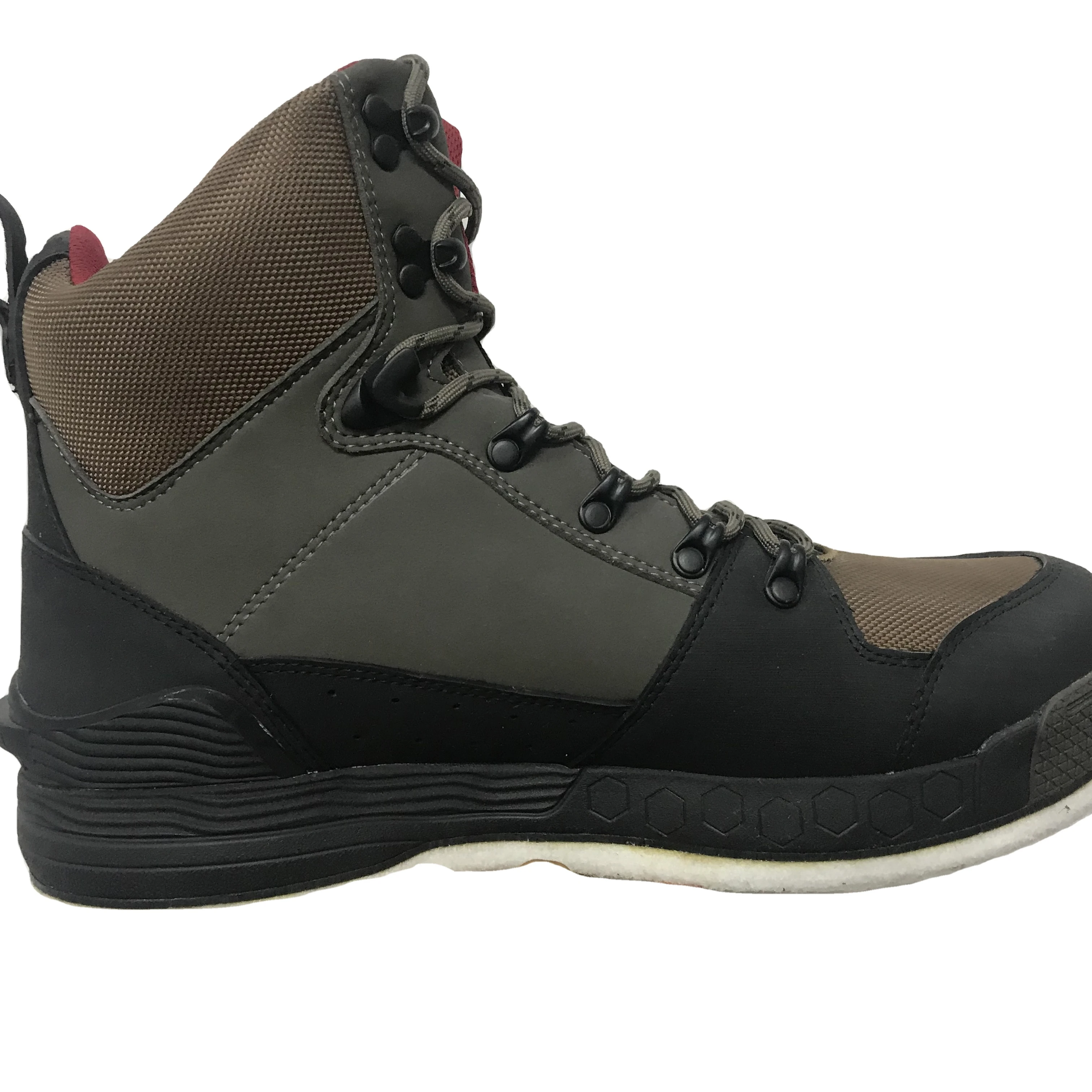 customize OEM rubber waterproof 100% no-slip outdoor  waders boots fly fishing wader  boots with felt