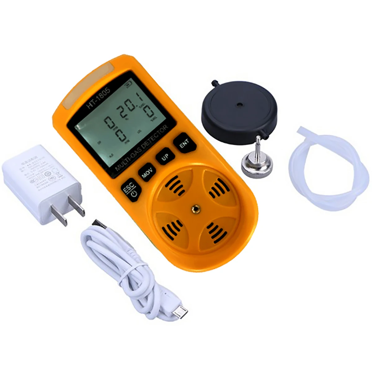 High quality HTI ht-1805 multi-function  H2S  vibration- proof enclosure  four in one gas detector