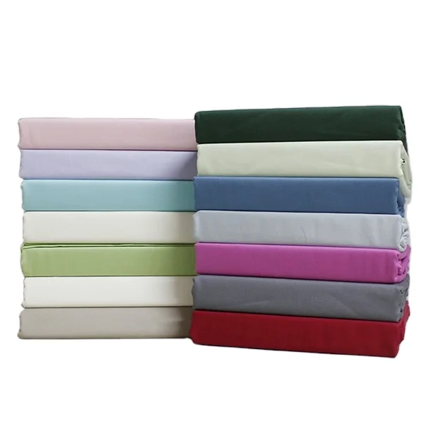 180TC Cvc  Plain Fabric extra Wide Fabric for Hotel Bedding