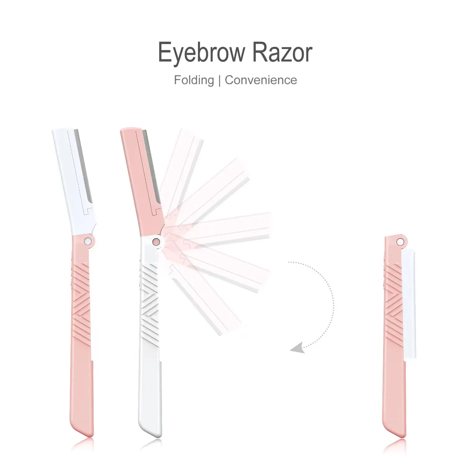 Customizable logo and color Ladies Foldable Facial Razors Eyebrow Shave Hair Simple Eyebrow Trimmer