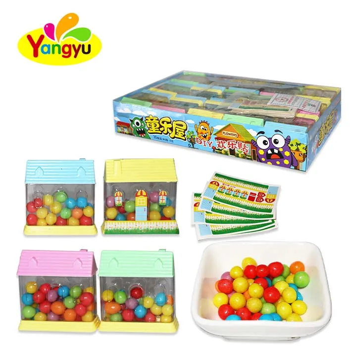 Kids High Quality HouseToy Candy with Sticker