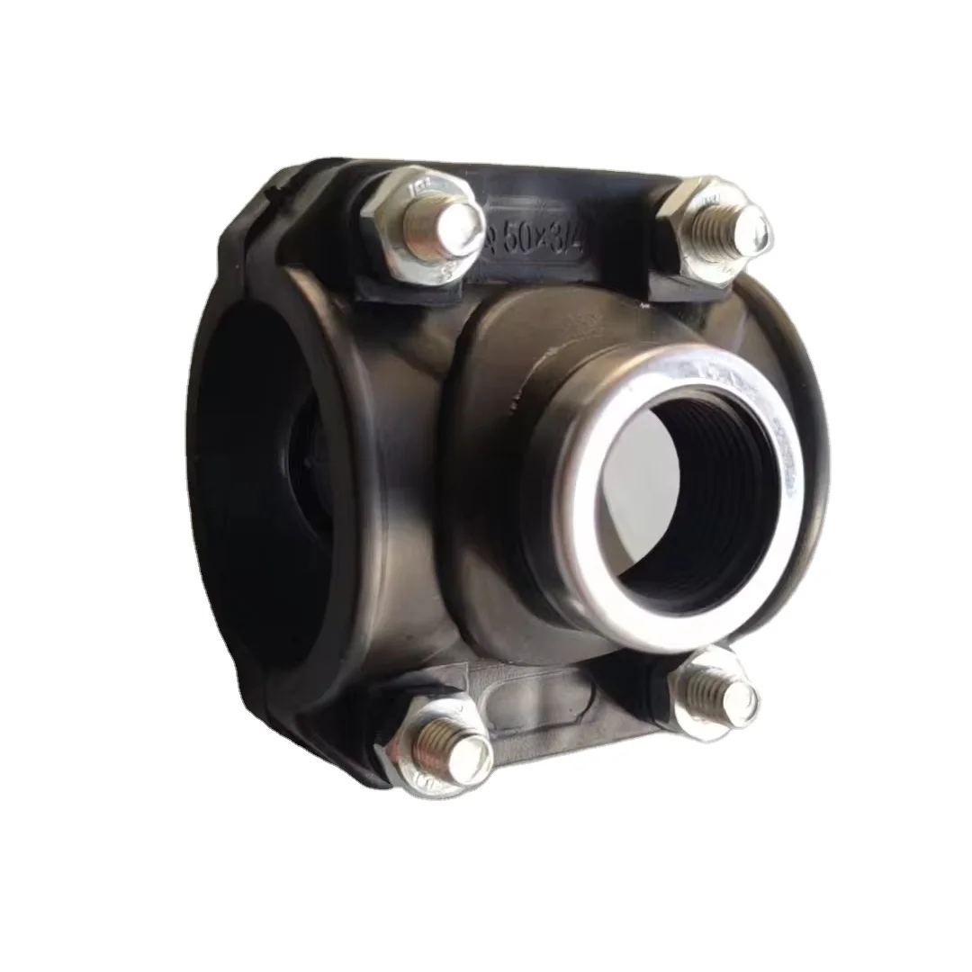 PN10/16 DN50-DN250 Plastic Saddle Clamp for Irrigation Agriculture Used Compression Fittings