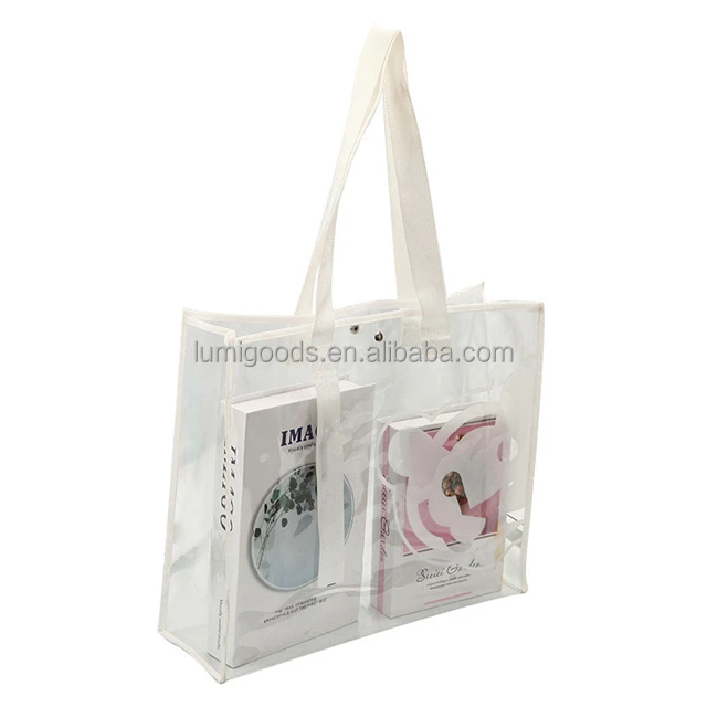 Повседневная сумка через плечо многоразовая сумка из ПВХ с логотипом на заказ