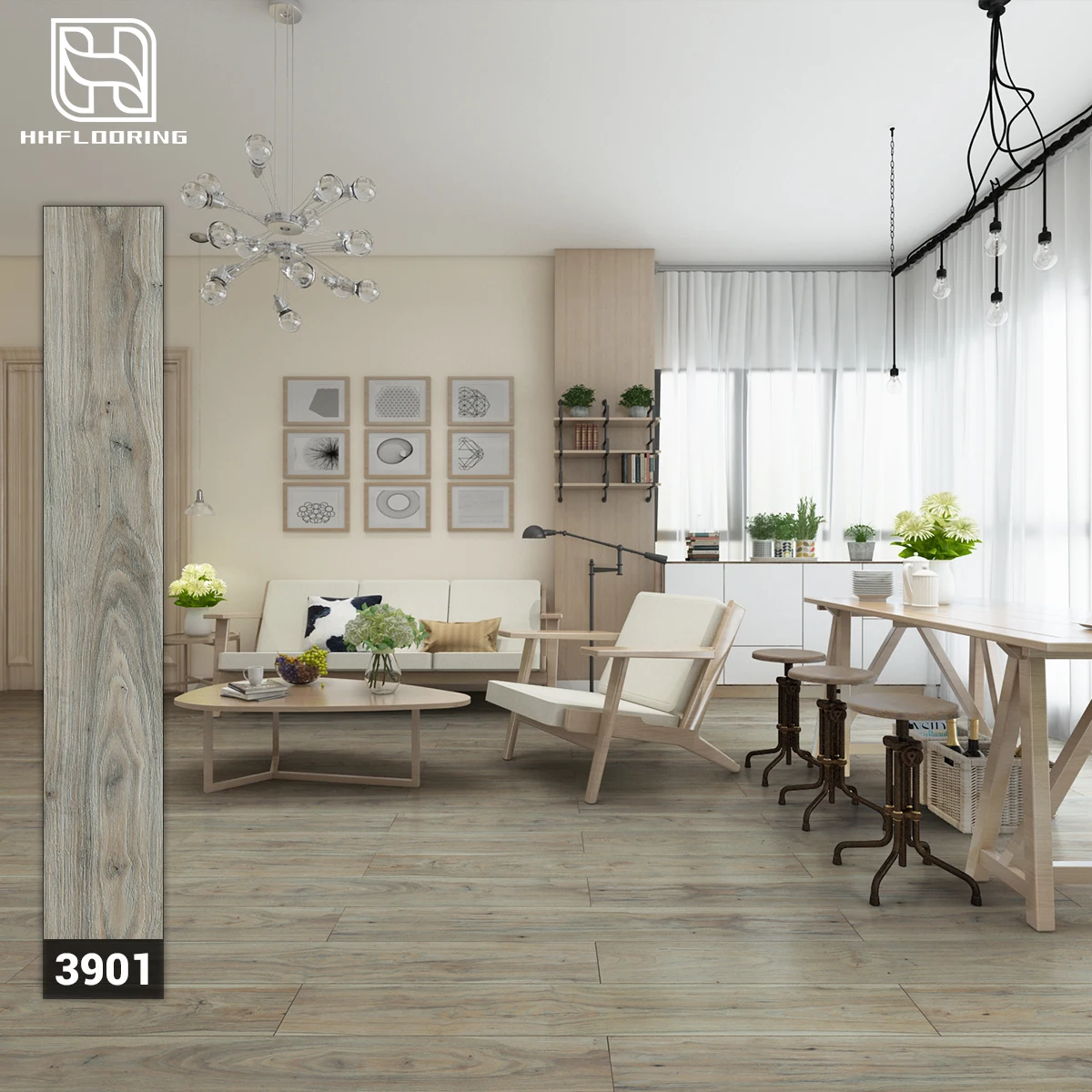 HH Flooring laminate class 33 piso laminado visgraat laminaat for indoor use