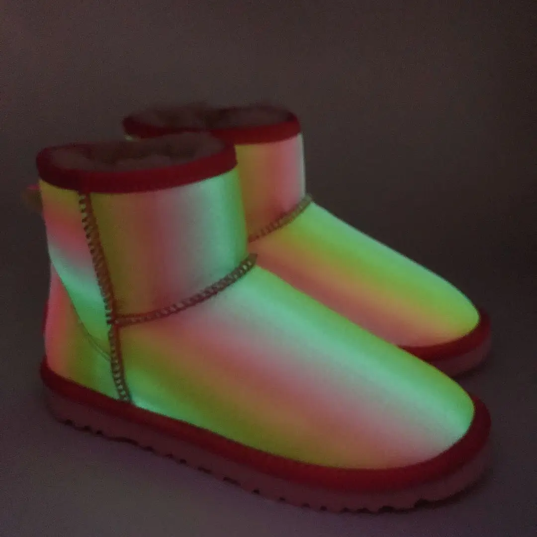 
2020 New style snow boots ladies mid-tube snow boots cotton shoes winter snow boots 