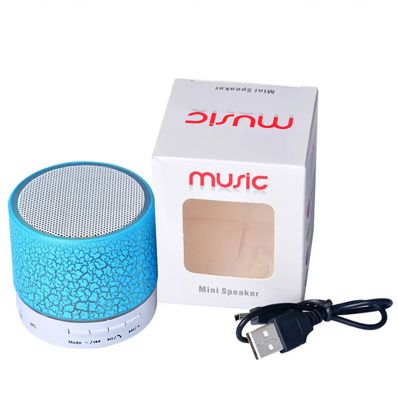 Cheapest Price A9 Mini Portable Wireless Speaker Car Audio LED Light Stereo Sound Music Box