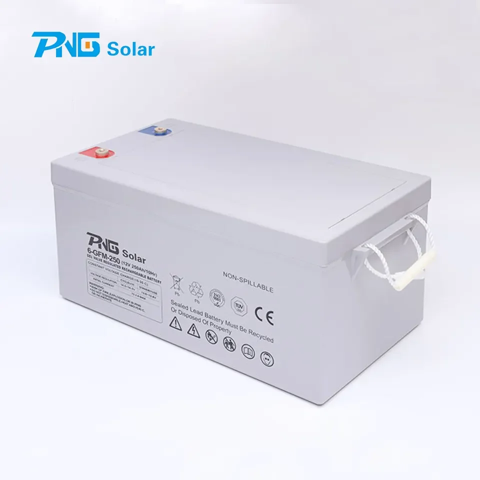 PNG Solar Battery 100ah 150ah 200ah Solar Energy Panel Battery for Solar System