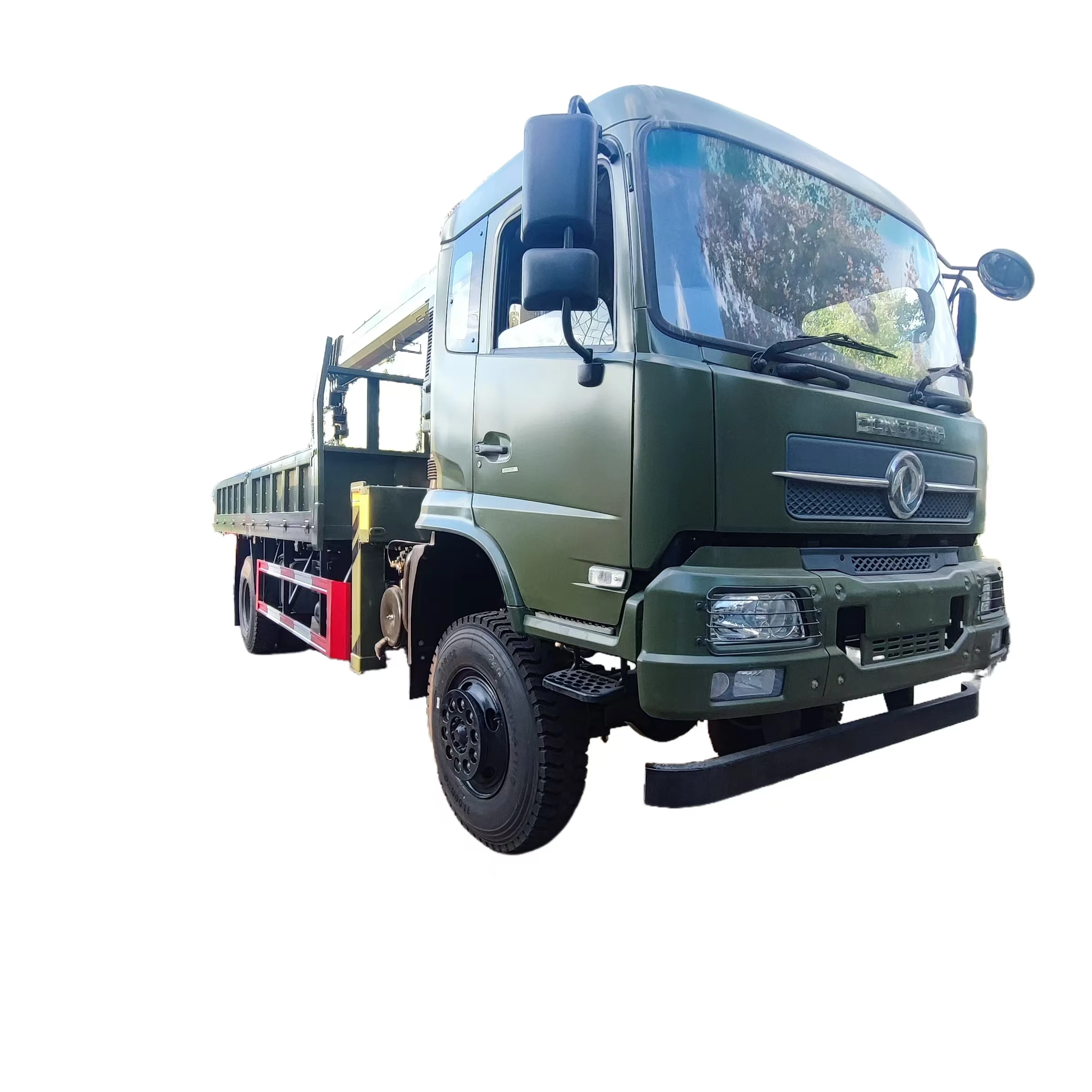 DONGFENG 4*4 Truck with Crane All Terrain Hydraulic Truck Crane Cheap 12 Ton Lorry Crane Truck Mounted