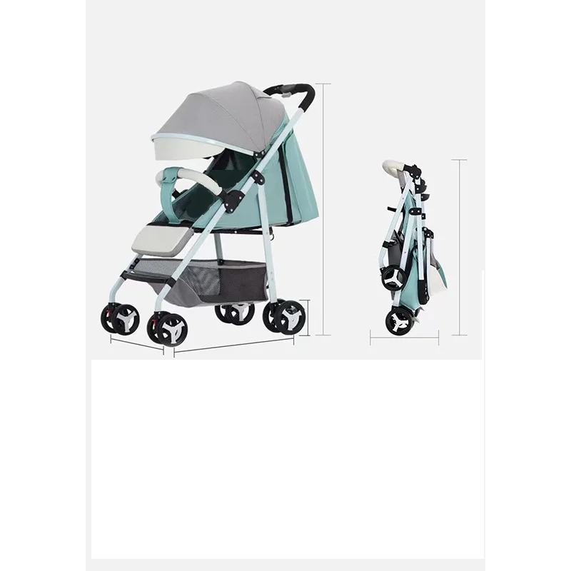 Sales Lead Lightweight Luxury Baby Stroller Folding Travel Carriage Give You And Baby The Most Intimate Care