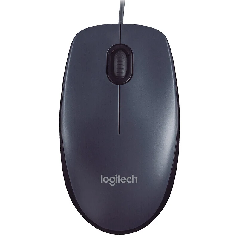 Мышь Logitech M90 Проводная черная для настольного компьютера и ноутбука проводная