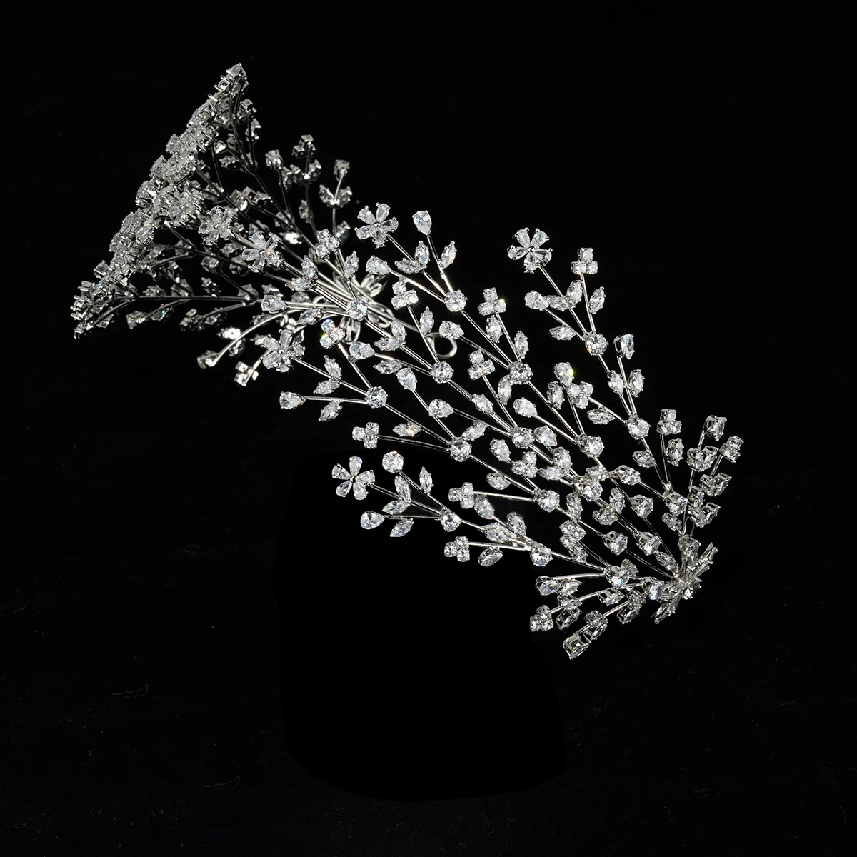 Хит продаж, свадебные головные уборы хорошего качества из фианита, свадебные аксессуары, тиара из фианита