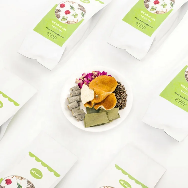 
The factory provide hot sell Winter melon lotus leaf tea Flower Dried tea bag 