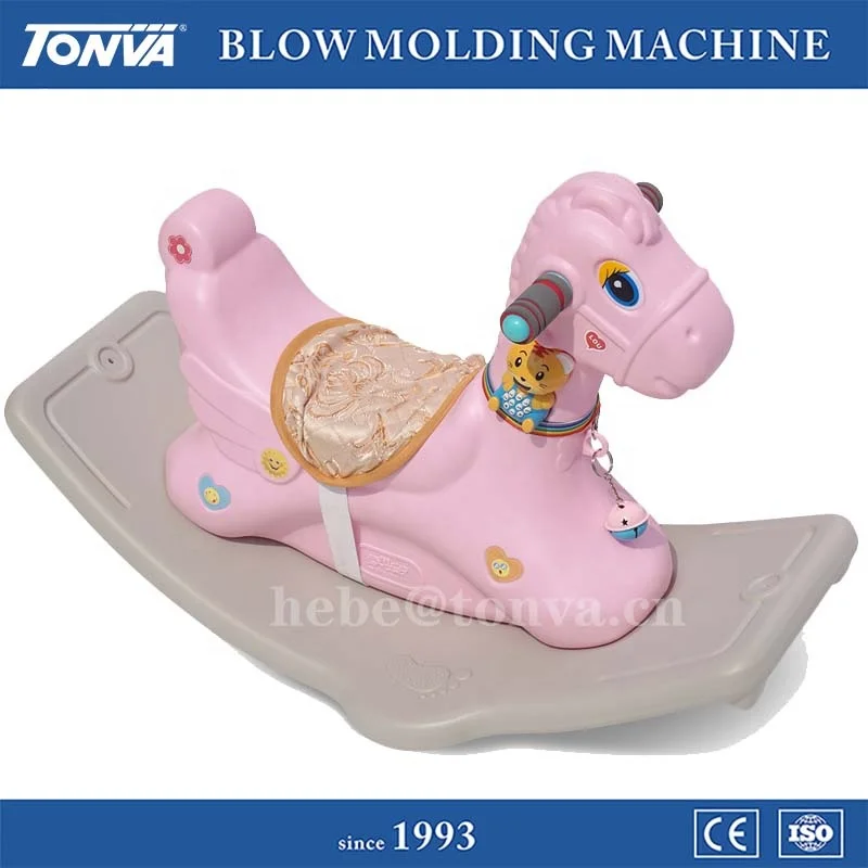 TONVA plastic HDPE rocking horse hobby horse making extrusion blow molding machine