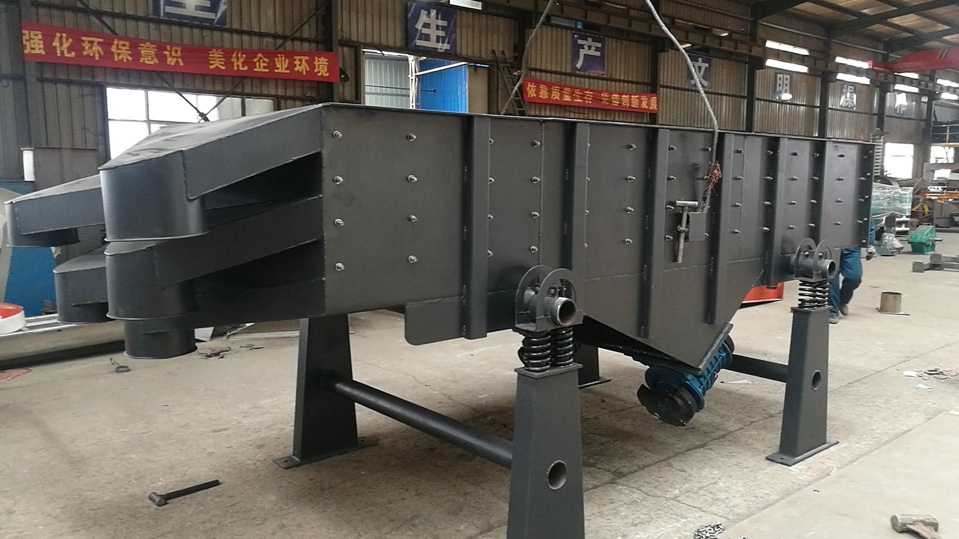 Multi layers coffee beans seeds linear vibrating screen grading sieve machine for sales