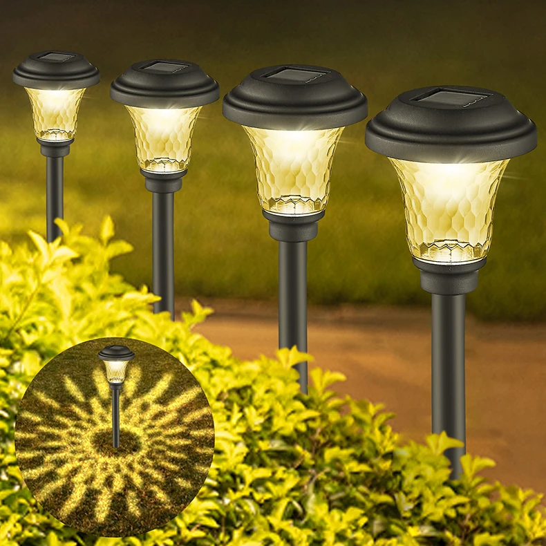 2024 New Solar Garden Lights Outdoor Led Solar Garden Light For Courtyard Roads Gardens Yards