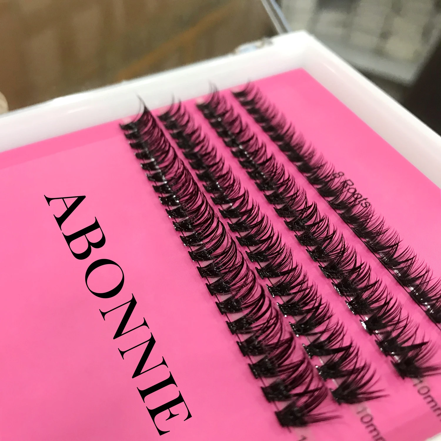 Abonnie Private Label Segment Diy Cluster Lash Extension Supplies Training Kit Professional Diy Eyelash Extension Starter Kit