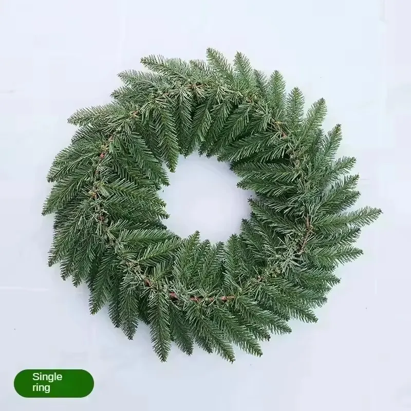 Christmas Garland Rattan Garland 30/40/50/60cm Mall Hotel Show Window Christmas Wreath Real Touch Christmas Wreath Wholesale