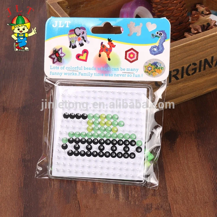 Factory Wholesale Colorful Plastic Beads Diy Car Model Kit Educational Toy