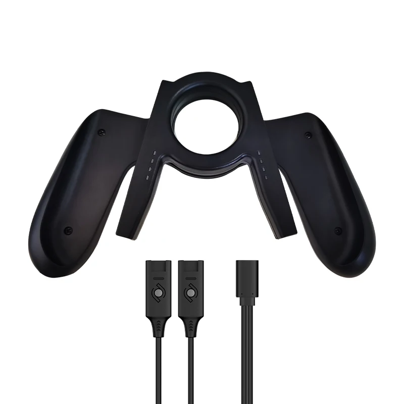 Game Accessories Portable Charging Grip Detachable Charger Station Stand with Joycon Charging Line Indicator Lamp