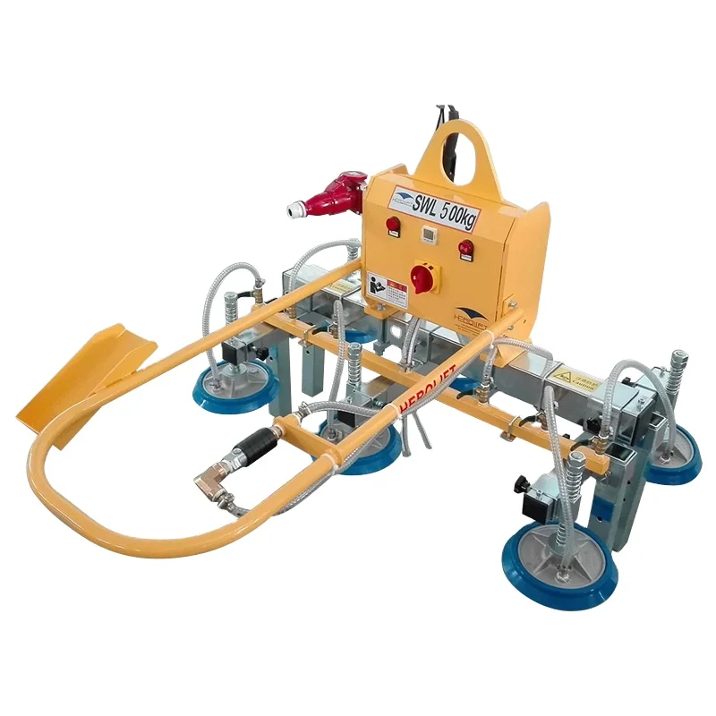 Safe And Efficient Material Sheet Metal Movable Robot Arm With Vacuum Suction Cup Vacuum Lift For Laser Cutting Machine