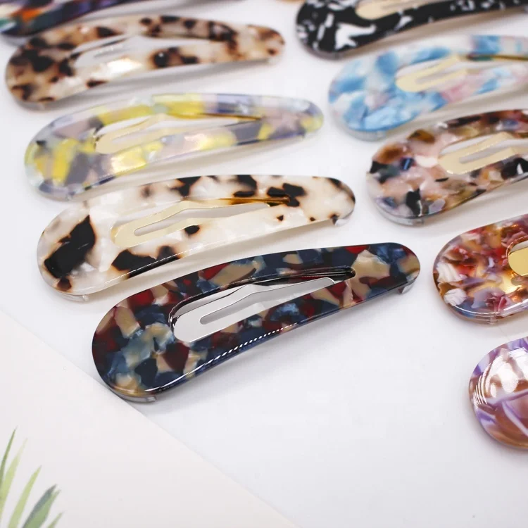 New mini snap popular stock hair accessories clips bb snap hairclips for women