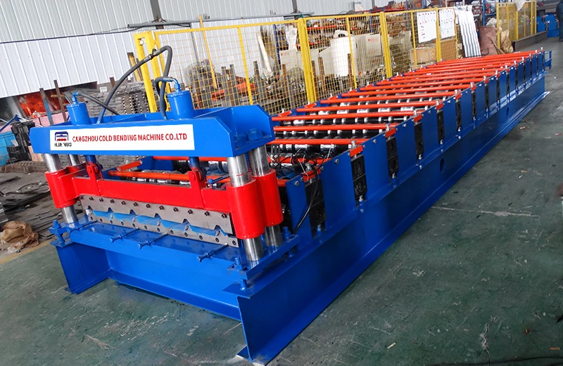 Cost Effective Galvanized Roofing Sheet Machine Double Layer Roll Forming Machinery tile making machinery