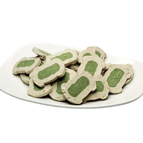 Зеленый чай, свежий здоровый корм для собак, закуска для собак