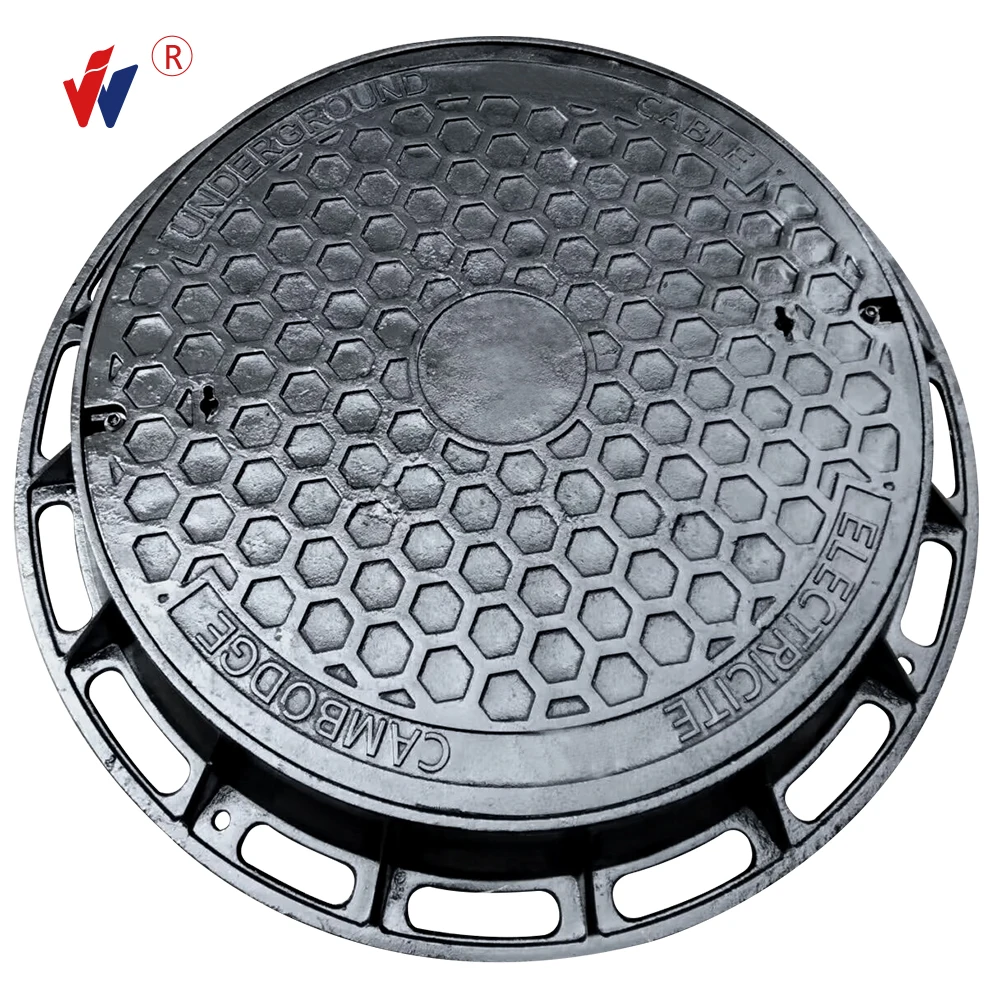 Telecom manhole covers ductile iron ductile iron manhole cover D400 manhole cover EN124