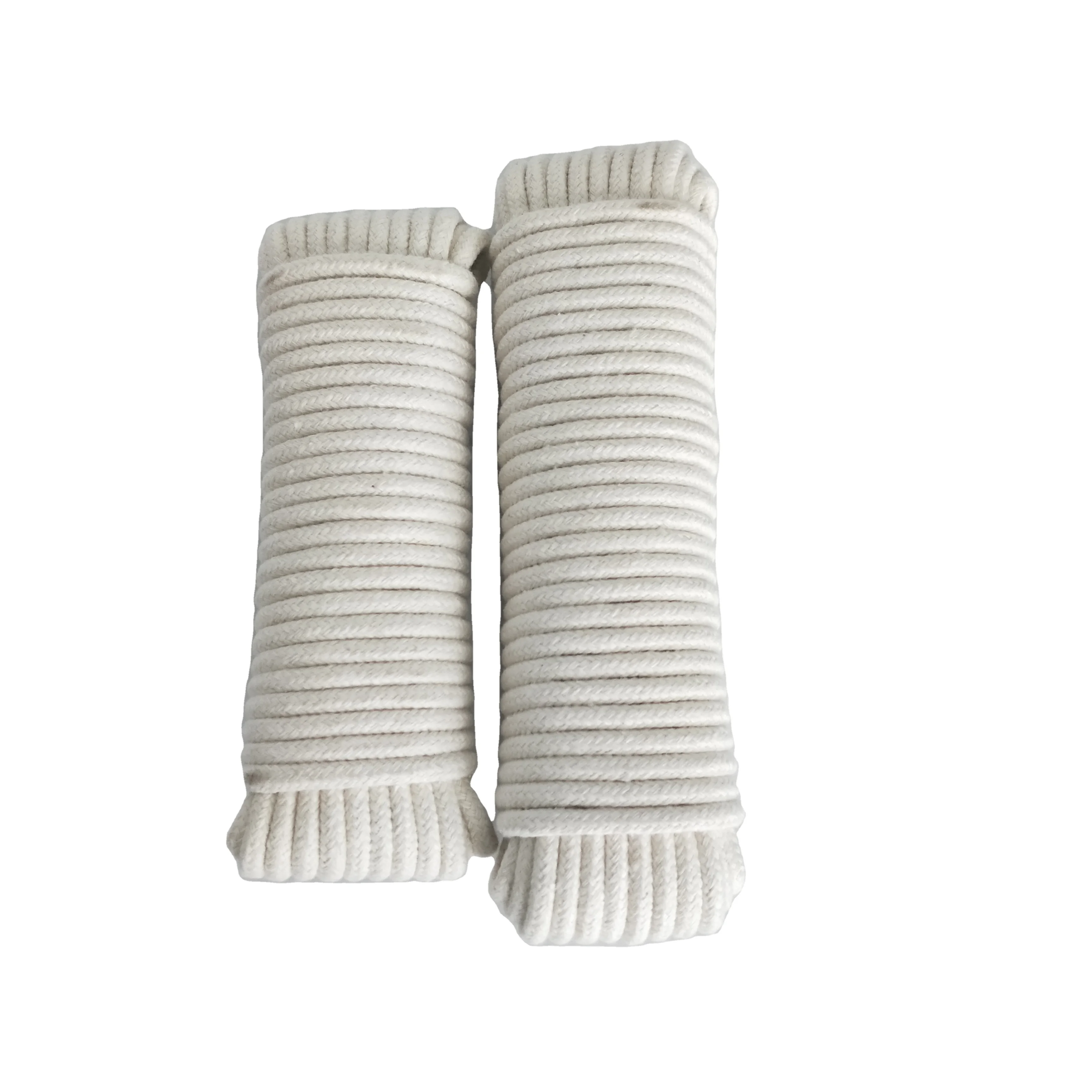 The factory produces 5mm 6mm high quality white high quality cotton rope