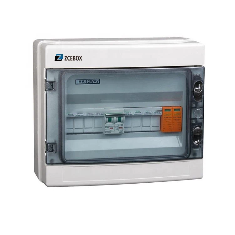 ZCEBOX IP65 Outdoor Power Distribution Switch Box Solar System String COMBINER BOX