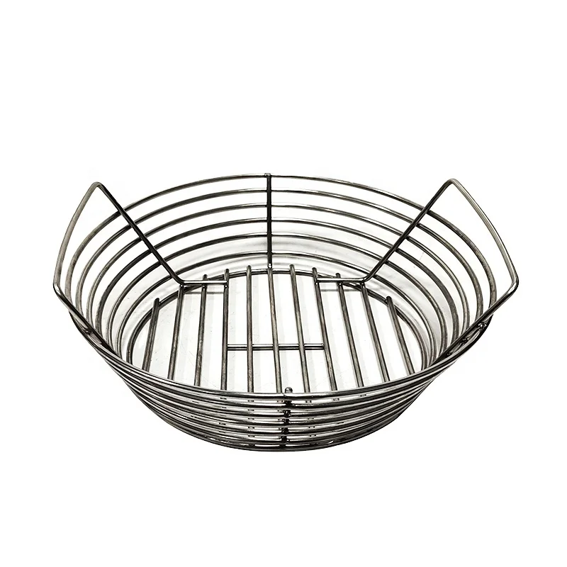Factory Wholesale Kick Ash Basket Stainless Steel Charcoal Ash Basket for Kamado Joe Grill