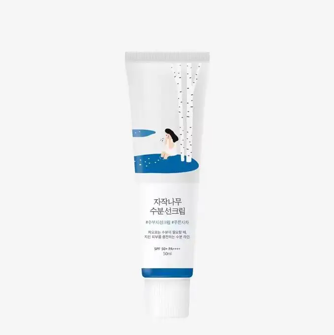 KoreaSpf50 Facial Sunscreen Refreshing Oil Control Sunscreen Effectively Isolates Ultraviolet Rays Sun Birch Face Body Sunscreen
