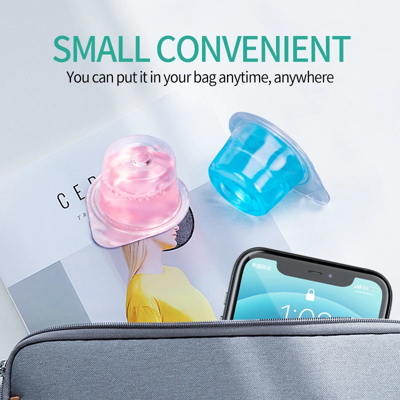 Disposable custom logo oral care freshing breath  mint flavor jelly cup mouth wash