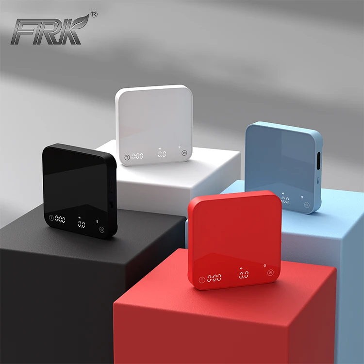 99 Minutes Automatic Timing LED Display Electronic Rechargeable Food Weighing Scales Espresso Digital Coffee Scale