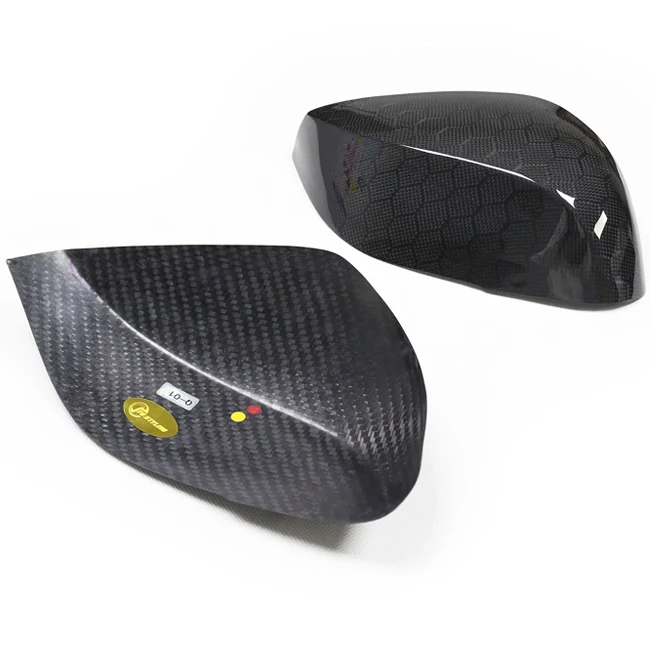  Q50 Q50L Q60 Q70 QX30 Honeycomb Carbon Fiber Rearview Mirror Cover For Infiniti Stick On Style Car Exterior