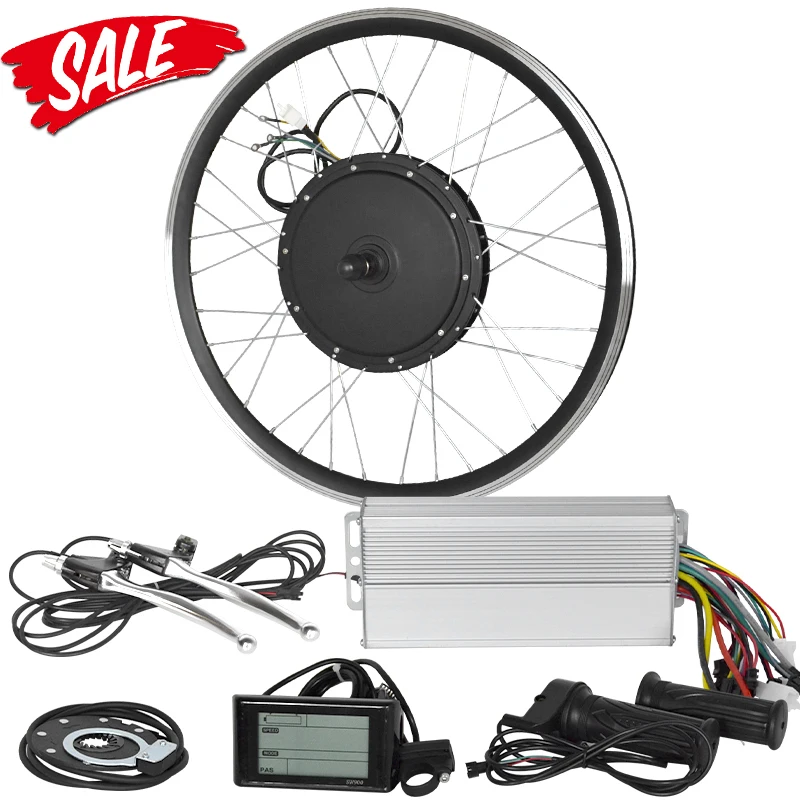 80-100kph DIY Ebike Kit 60v 72v 5000w Hub Motor for Electric Bicycle 250w to 8000w