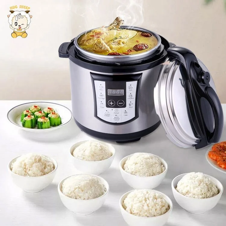 Customizable panel function multifunctional electric pressure cooker 4L-12L