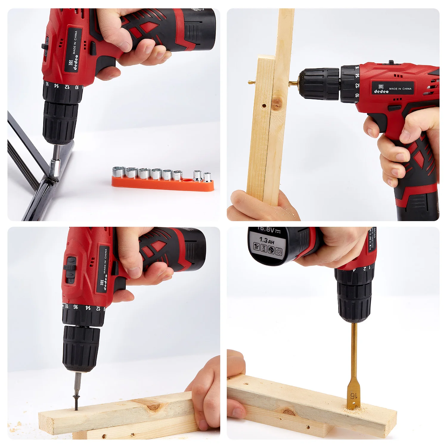 OEM 16.8v Household Battery Driver Screwdriver Mini Power Drills Cordless Electric Drill Machine tool cabinet