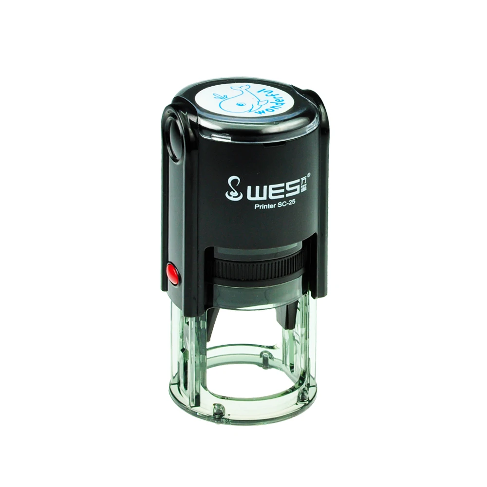 Hot Sale WES Sellos Self-inking Stamp  SC-25 Rubber Stamps
