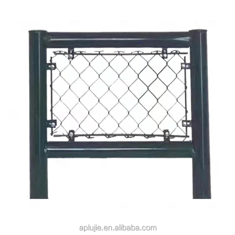 Wholesale chain link fence, baseball field fence Elastic anti-collision assembled guardrail