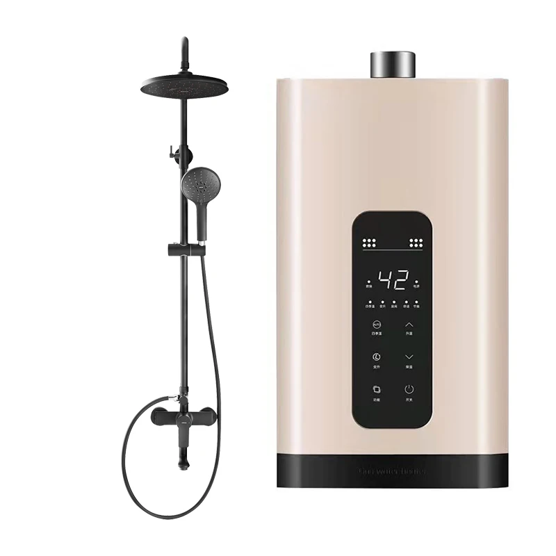 18-Liter Digital Display Electric Instant Water Heater for Home & Hotel Gas Powered Tankless  for RV & Outdoor Use