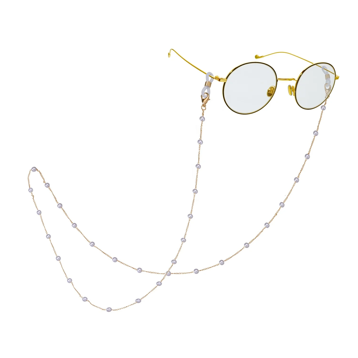 Zuowen New Jewelry Fashionable Simple Pearl Glasses Chain Wholesale Glasses Accessories glasses cord