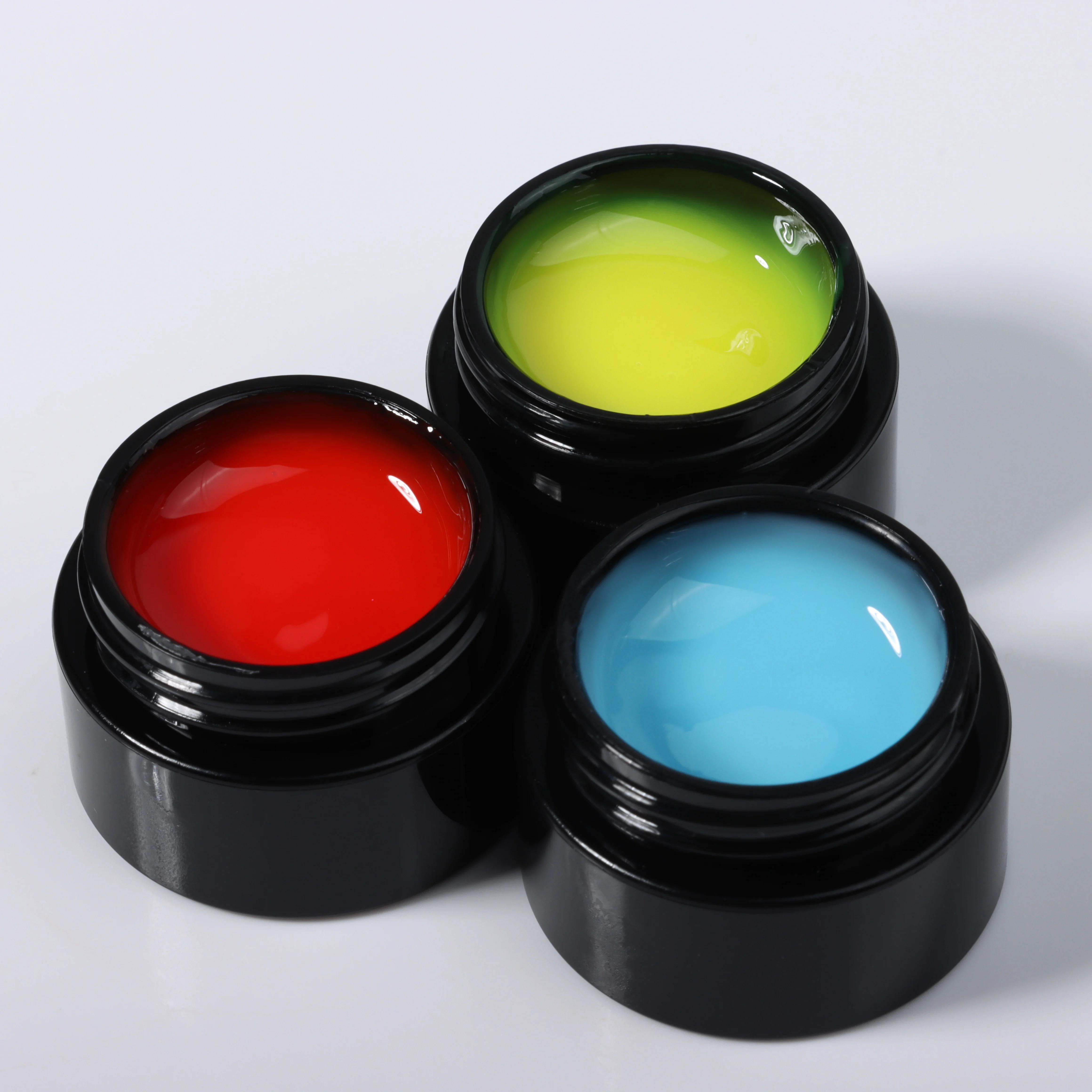 Kinncogel Neon Buildering Gel Self Leveling Extends Quickly and Long Lasting Summer Candy Hard Uv Gel 30g Jar