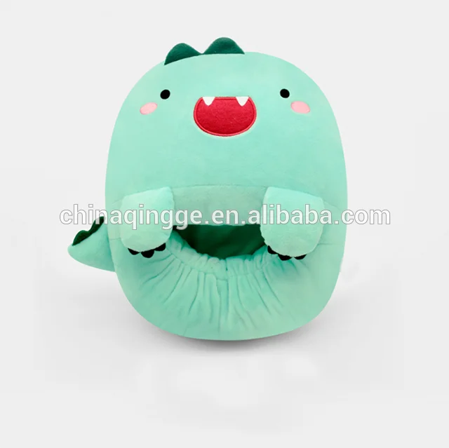 
Cute Pet Pattern USB Heated Plush Shoes Electric Foot Warmer Shoes 