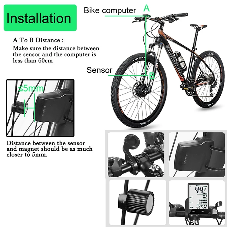  Секундомер Водонепроницаемый одометр аксессуары для велоспорта Batch Bike беспроводной велосипедный