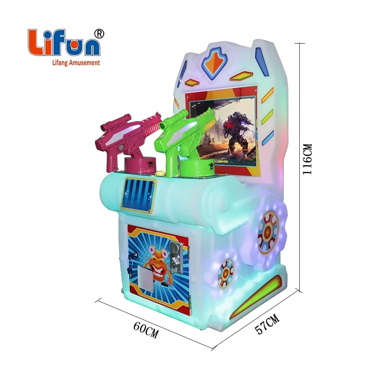Factory Wholesale Lifang Transformer Design Coin Operated Arcade Shooting Game Kids Indoor Game Machine For Sale