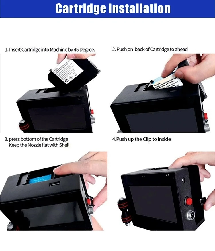Compatible with handheld inkjet printer general JS12 black quick drying cartridge 2588 high adhesion quick drying printing inks