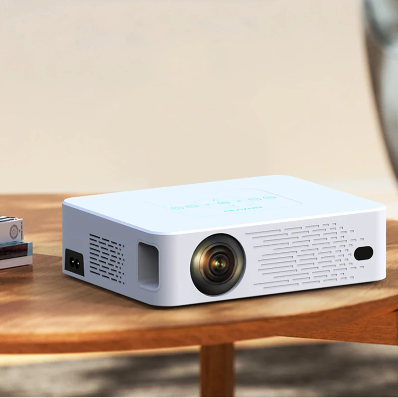 New Design 1080P Full HD 260 ANSI Lumens 4K Video Projector Android 9.0 WIFI Portable Smart Projector