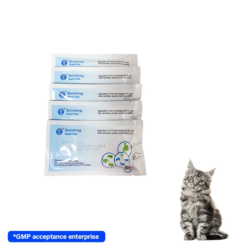 Hot Sale Rapid Test Kit Feline FPV Ag Test Device for Cat Use Testing Equipment from Manufacturer Directly/pruebas rpidas veteri